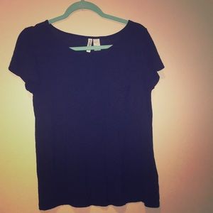 Simple black tee